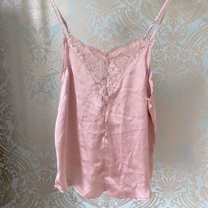 Satin Lace Tank